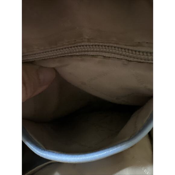 Michael Kors Erin Small Convertible Backpack Sky Blue Studded Leather - Picture 6 of 16